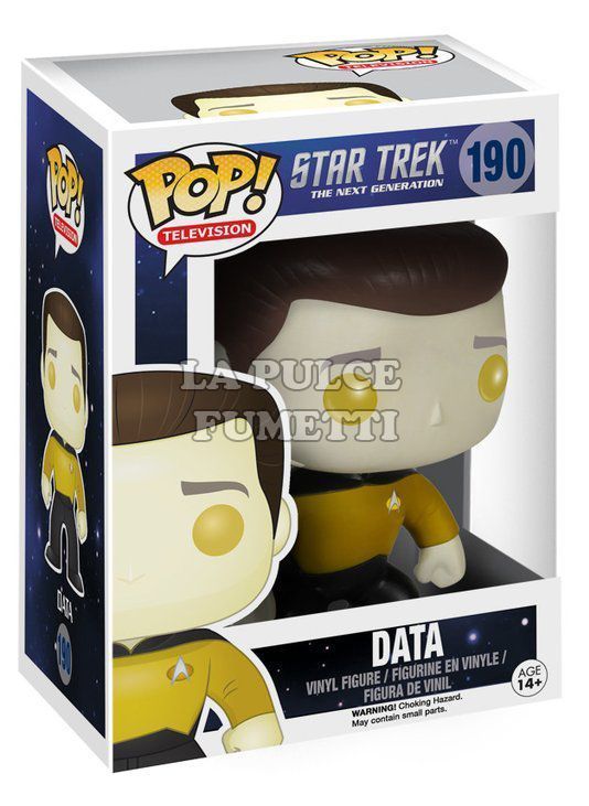 STAR TREK: DATA - VINYL FIGURE #   190 - POP FUNKO 